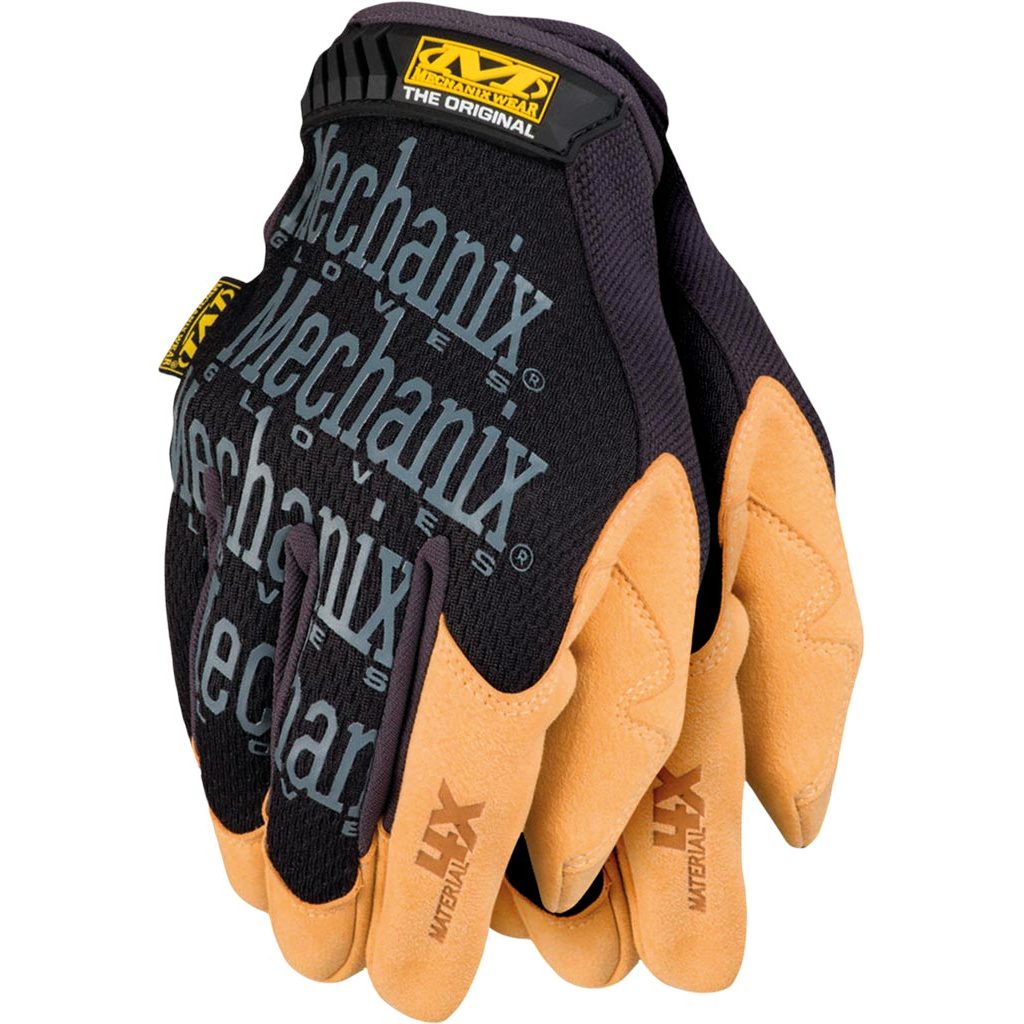 Rękawice ochronne Mechanix RM-MATERIAL4X – skóra syntetyczna, EN 388 Czarno-miodowy
