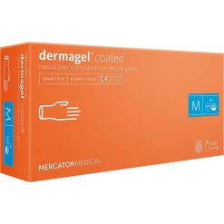 Rękawice lateksowe Mercator Medical RMM-DERMAGEL – lateks Kremowy
