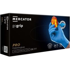 Rękawice nitrylowe Mercator Medical RMM-PGRIPGO – nitryl Niebieski
