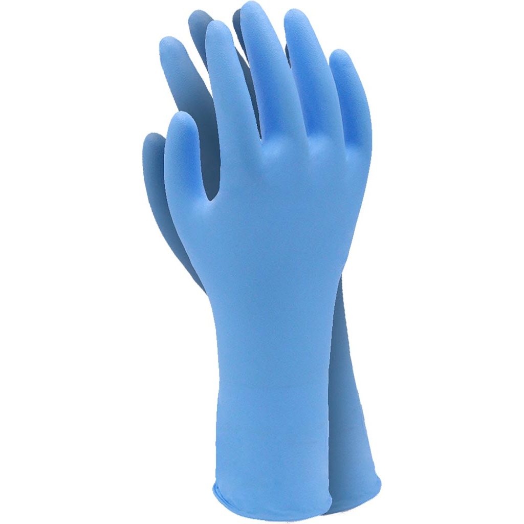 Rękawice ochronne Showa RSHOWA7585PF – nitryl Niebieski