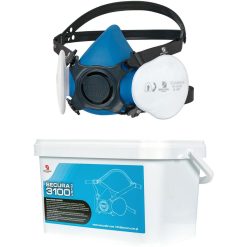 Maska ochronna Secura SECURA3100-DUST Niebiesko-szary