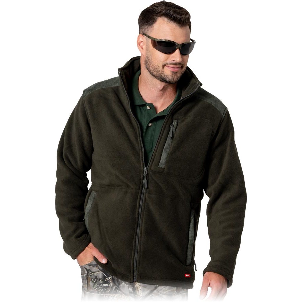 Bluza z polaru ochronna Reis WALD Zielony